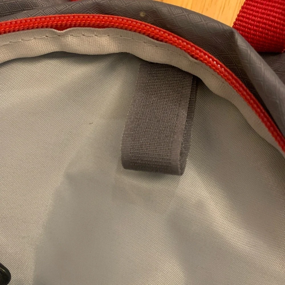 Crane Sports Authentic Walking/Hiking Backpack, Gray and Red NWOT